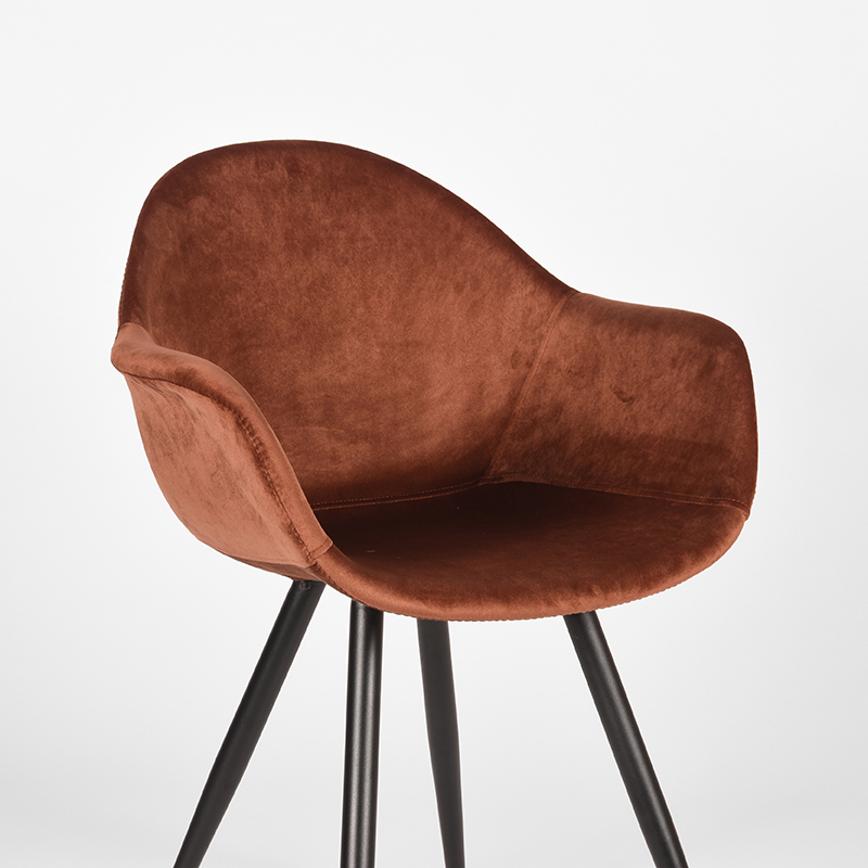Label51 eetkamerstoel van Fluweel, Forli - Rust