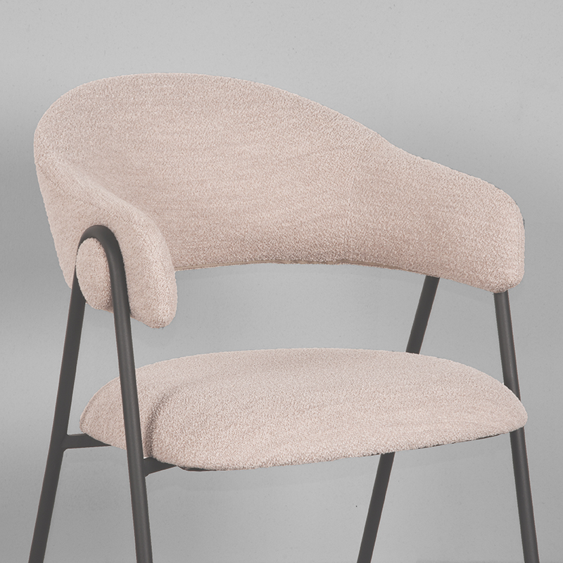 Naturel stoel van Label51 - Lowen - Boucle