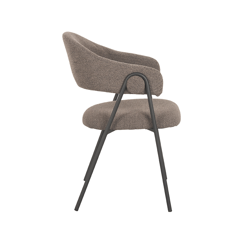 Boucle stoel Lowen van Label51 - Bruin