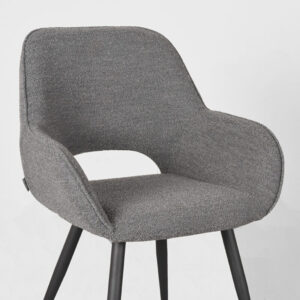 Label51 stoel Fer - Grijs - Boucle