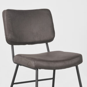Label51 stoel Noah - Antraciet - Micro Suede