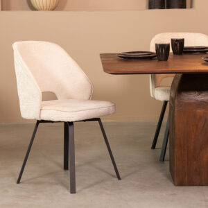 Label51 stoel Lewis - Crème - Elegance