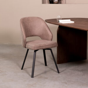 Label51 stoel Lewis - Taupe - Micro Suede