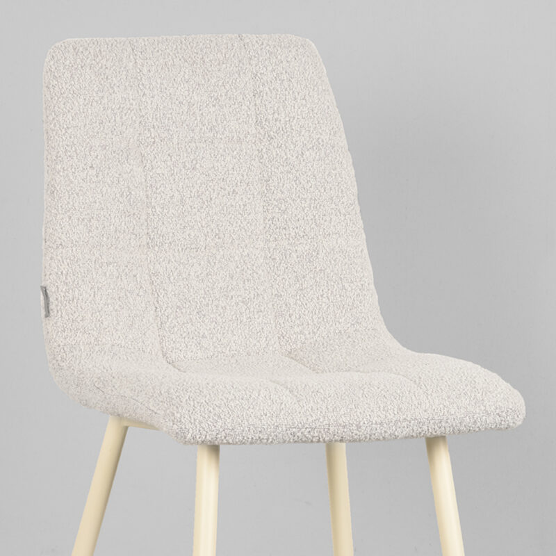 Champagne stoel van Label51 - Nino - Boucle
