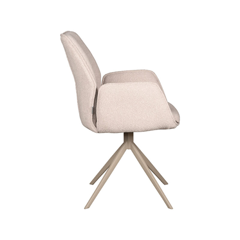 Stoel Mellow van Label51, Naturel - Boucle