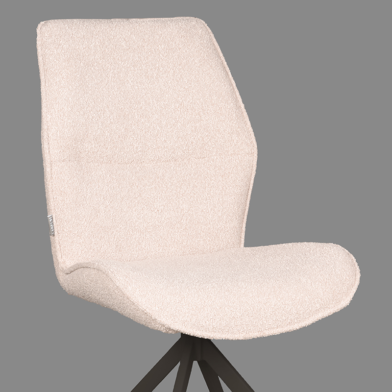 Label51 eetkamerstoel van Boucle, Comfy - Naturel