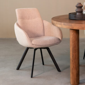 Label51 stoel Beauty - Naturel - Boucle