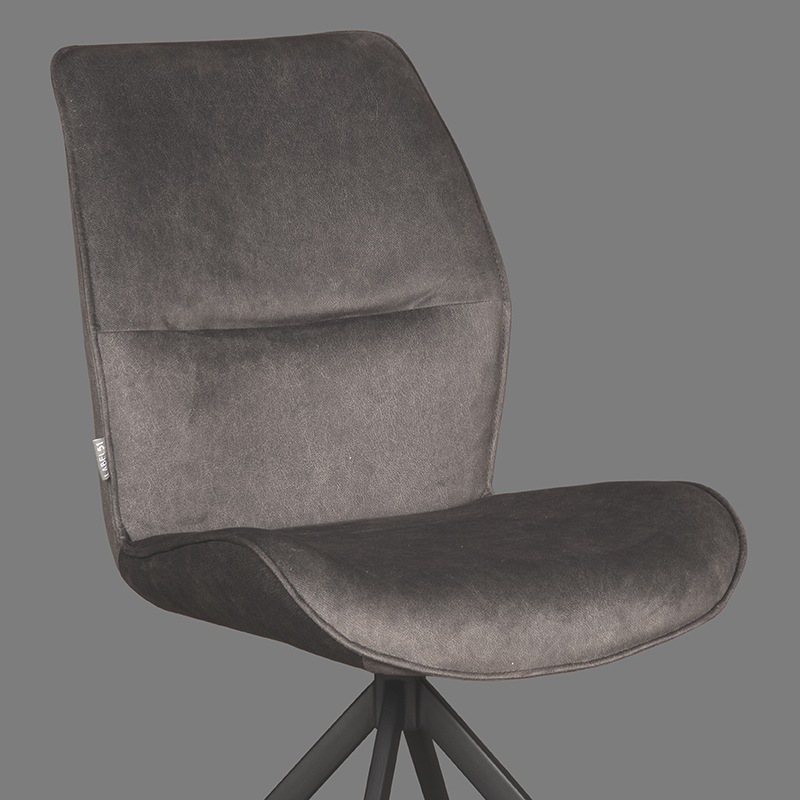 Antraciet stoel van Label51 - Comfy - Cosmo