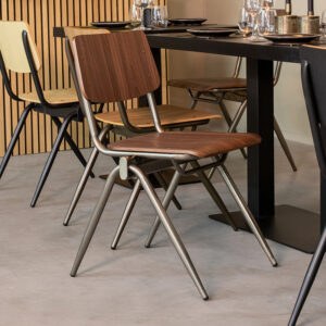 Label51 stoel Solid - Donkerbruin - Hout