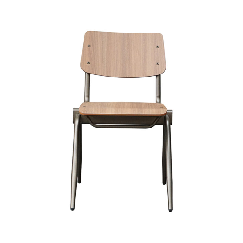 Hout stoel Solid van Label51 - Walnoot