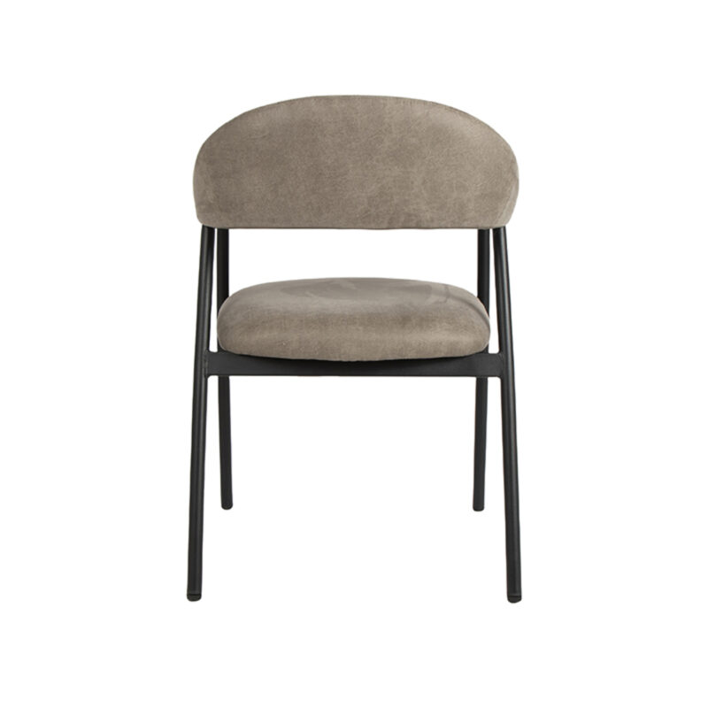 Taupe stoel van Label51 - Amaze - Micro Suede