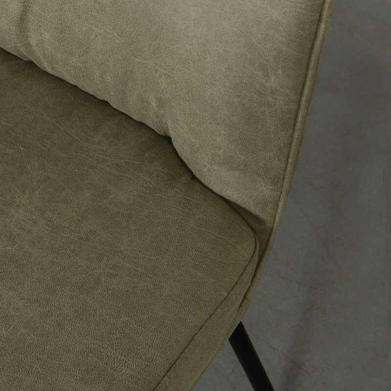 Label51 eetkamerstoel van Micro Suede, Lennon - Moss