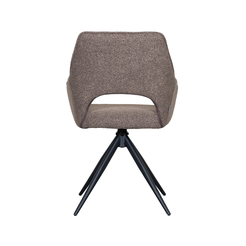 Bruin stoel van Label51 - Finley - Boucle