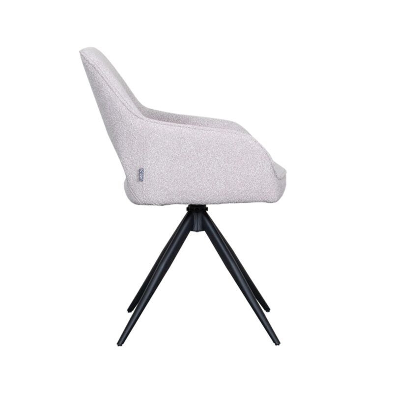 Boucle stoel Finley van Label51 - Naturel