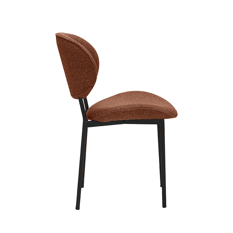 Royal Boucle stoel Senn van Label51 - Koraal