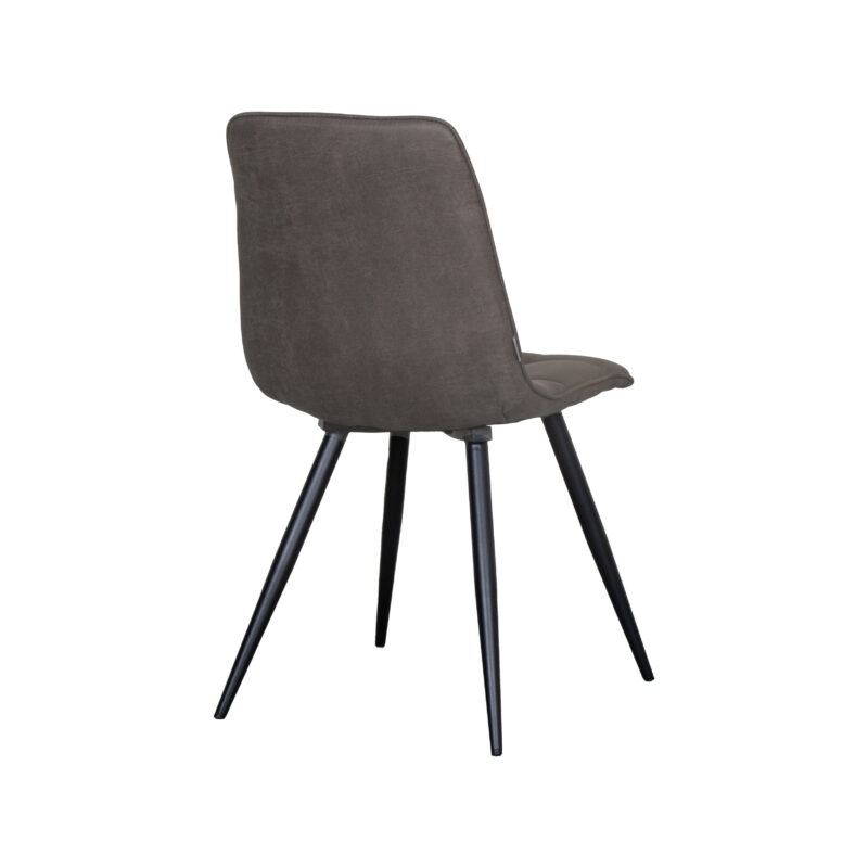 Label51 eetkamerstoel van Micro Suede, Bistro - Antraciet