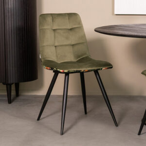 Label51 stoel Bistro - Multicolor - Fluweel