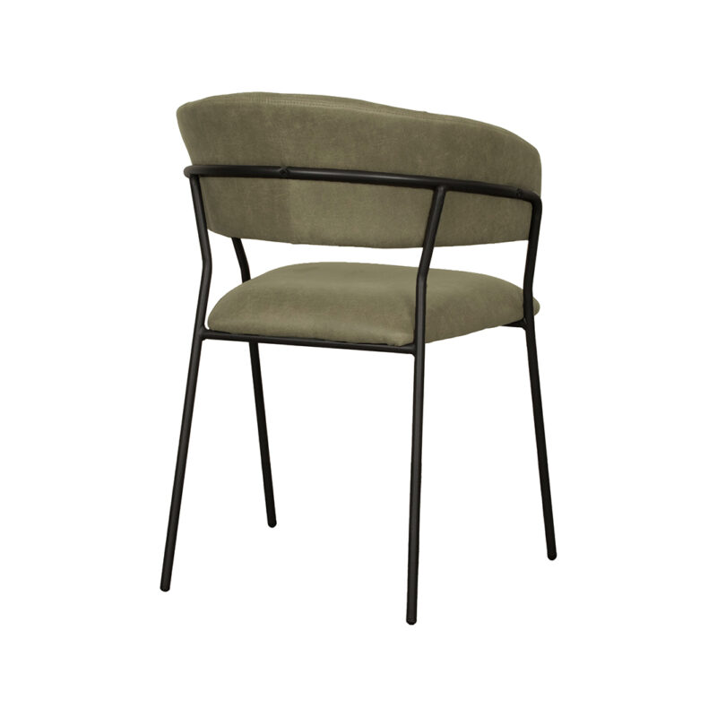 Label51 eetkamerstoel van Micro Suede, Luuk - Moss
