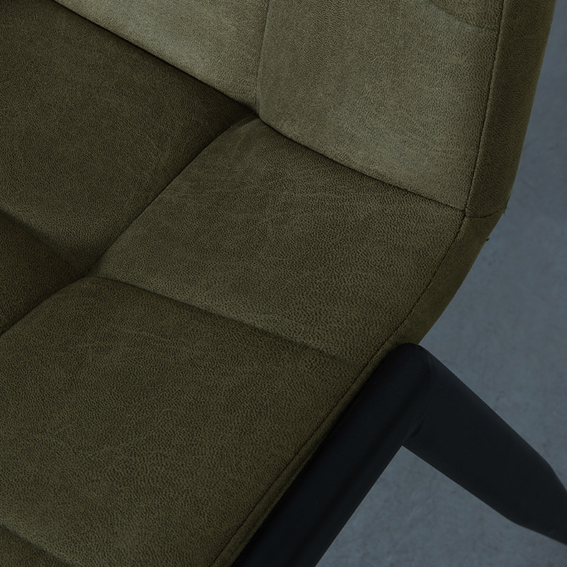 Moss stoel van Label51 - Noor - Micro Suede