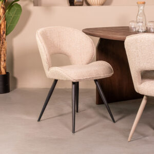 Label51 stoel Sakura - Naturel - Royal Boucle