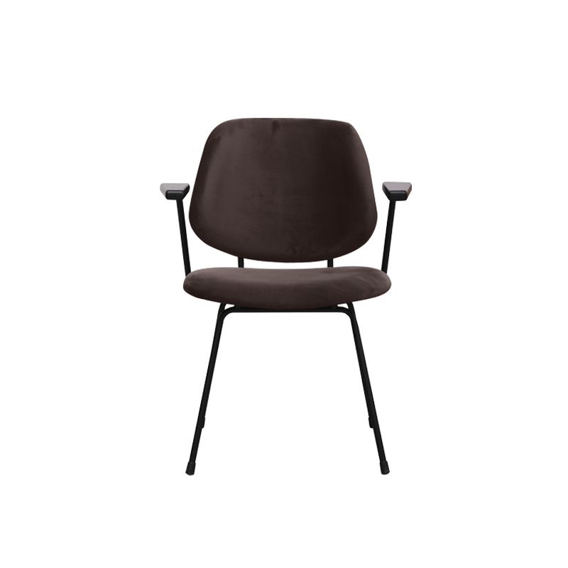 Fluweel stoel Gastron van Label51 - Taupe