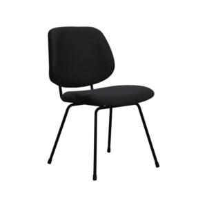 Label51 stoel Bello - Zwart - Fluweel