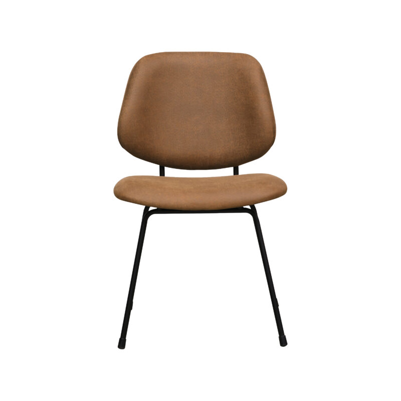 Micro Suede stoel Bello van Label51 - Cognac
