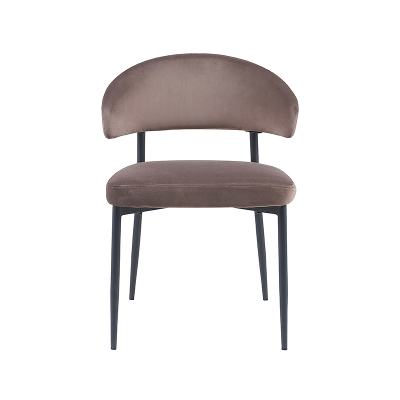 Fluweel stoel Bliss van Label51 - Taupe