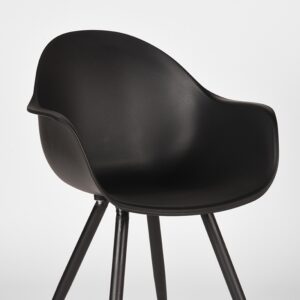 Label51 stoel Luca - Zwart - PP
