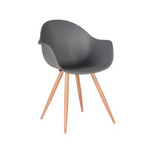 Label51 stoel Parma - Antraciet - PP