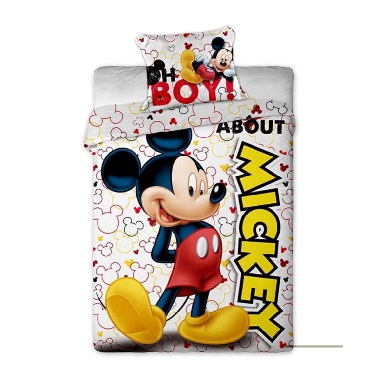 Disney Mickey Mouse Dekbedovertrek - 140 x 200 cm - 63 x 63 cm - Microvezel