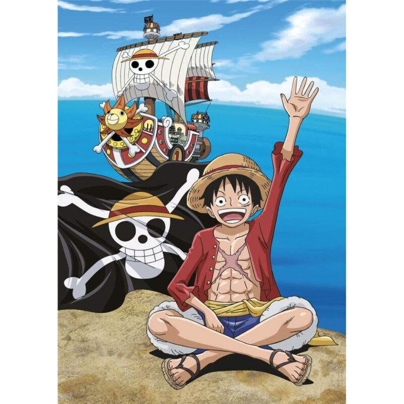 One Piece fleece deken - 100 x 140 cm - 100% Polyester