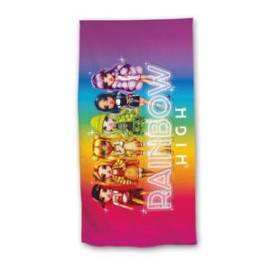 Rainbow High strandlaken Regenboog - 70 x 140 cm - Polyester