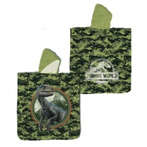 Jurassic World poncho - 60 x 120 cm - Katoen