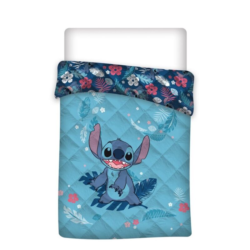Lilo en Stitch sprei Tropische Bladeren - 140 x 200 cm - Polyester