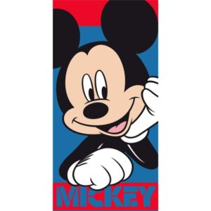 Disney Mickey Mouse strandlaken Rood Blauw - Blauw - 70 x 140 cm - Polyester