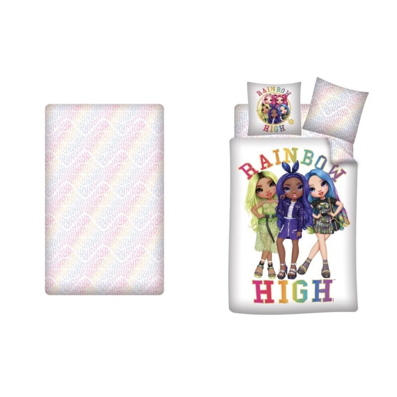 Rainbow High dekbedovertrek - 140 x 200 cm - Polyester