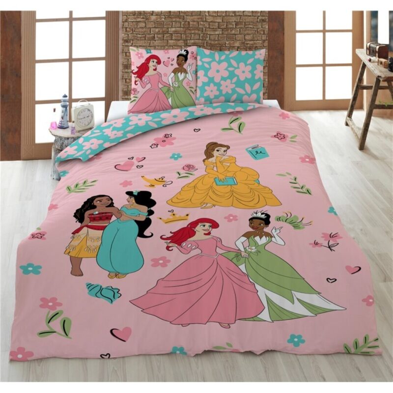 Disney Princess dekbedovertrek Moderne Prinsessen - 135 x 200 cm - 100% katoen