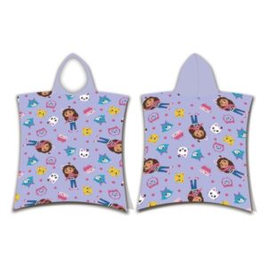 Gabby's Dollhouse poncho - 55 x 110 cm - Polyester