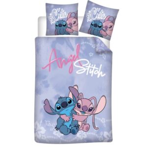 Lilo en Stitch dekbedovertrek Angel 2 Cute - 140 x 200 cm - polykatoen