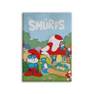 Smurfen fleece deken - 110 x 150 cm - 100% Polyester