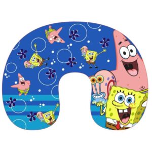 Spongebob kussen - Blauw - 35 x 30 cm - Polyester