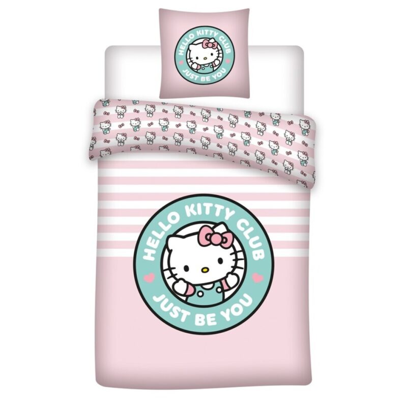 Hello Kitty Dekbedovertrek - 100 x 140 cm - 40 x 60 cm - 100% katoen