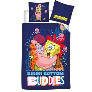 Spongebob dekbedovertrek - 140 x 200 cm - polykatoen