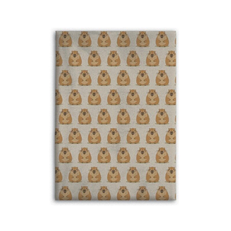 Capybara Fleece deken - 110 x 150 cm - Flanel