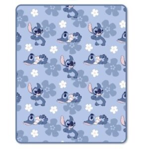 Lilo en Stitch fleece deken - 130 x 160 cm - 100% Polyester