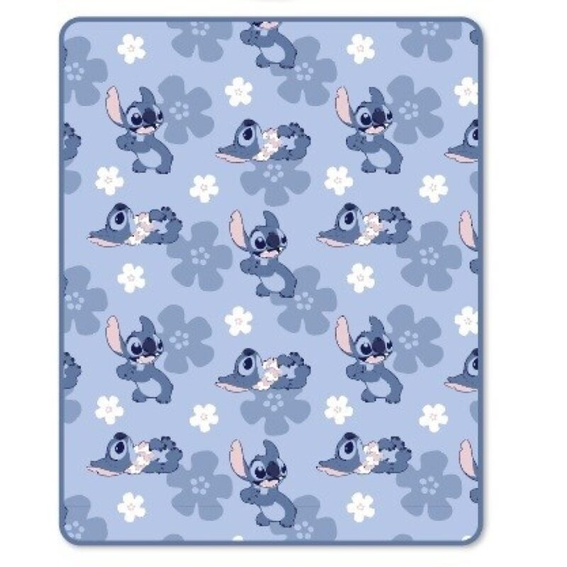 Lilo en Stitch fleece deken - 130 x 160 cm - 100% Polyester