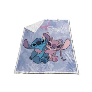 Lilo en Stitch fleece deken - 120 x 150 cm - 100% Polyester