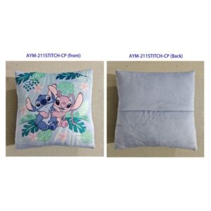 Lilo en Stitch sierkussen Tropische Bladeren - 35 x 35 cm - 100% Velboa