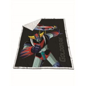 Goldorak fleece deken